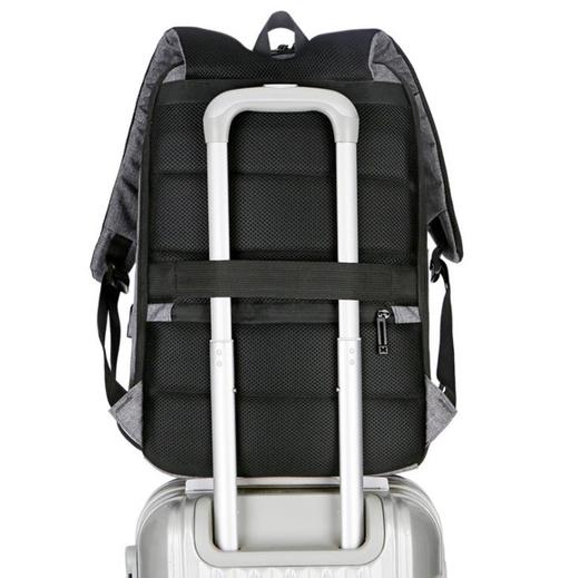 （背包）。多功能双肩旅行包新款韩版时尚男牛津布拉链商务背包 商品图1