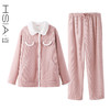 HSIA遐 加绒加厚保暖家居服套装复古灯芯绒可外穿长袖睡衣女秋冬 商品缩略图1