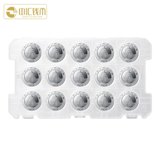 2020版熊猫金银币 30克银币 商品图3