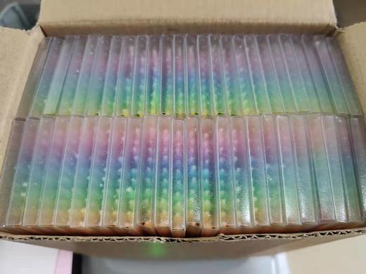 韩式清新盒装彩虹蜡烛 长杆生日节日 装饰蜡烛 10支/板     50板/盒两种规格 商品图2