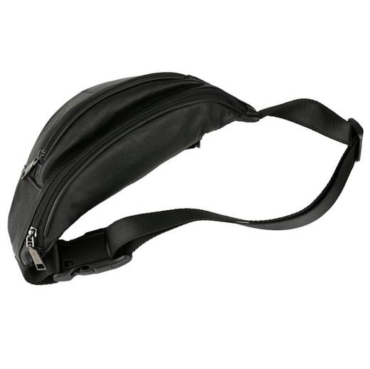 【服饰鞋包】男士运动腰包头层牛皮腰带包 男士腰包胸包 商品图2