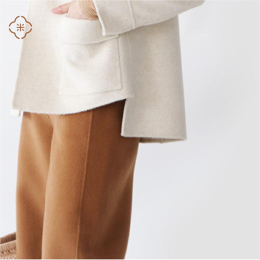 米马成衣 江浙沪女同学必入 阔腿8分羊毛呢裤  澳毛双面羊绒工艺！ 商品图1