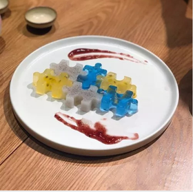 食品艺术模具A1 几何形创意拼图多味模具，GM食品艺术模具