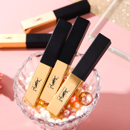 现货▲ YSL圣罗兰细管小金条口红 1966# 小黑条# 爱心限定416# 商品图1