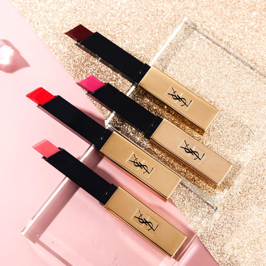 现货▲ YSL圣罗兰细管小金条口红 1966# 小黑条# 爱心限定416# 商品图2