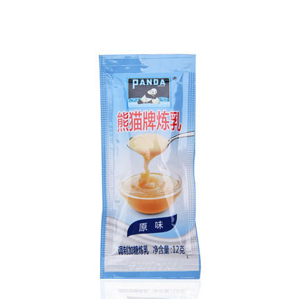 熊猫牌炼乳 (12g/条×30条)   调制加糖炼奶 甜点蛋挞奶茶咖啡用 商品图1