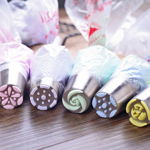 法焙客俄罗斯裱花嘴 一次成型奶油挤花嘴做蛋糕裱花袋用 烘焙工具 商品图3
