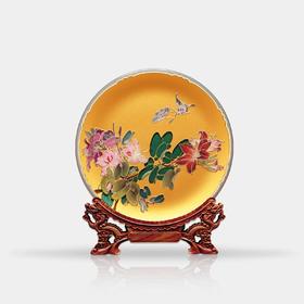 【彼达思】雅琅晶 紫荆蝴蝶-金
