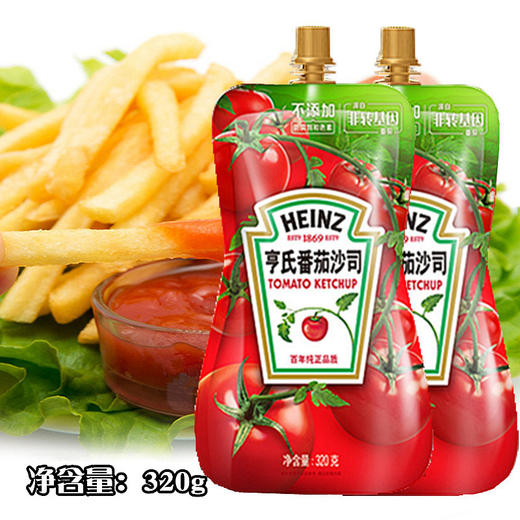 亨氏番茄沙司  320g番茄调味酱  披萨汉堡薯条炸鸡配料 商品图0