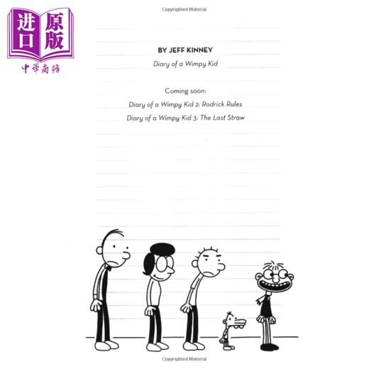 小屁孩日记1-14 Diary Of A Wimpy Kid #1-14 英文原版 系列章节书 英版 儿童文学 小屁孩日记 插图童书【中商原版】 商品图2