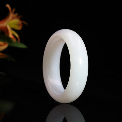 和田玉（羊脂玉）俄料手镯--平安镯107g/58# 商品图2