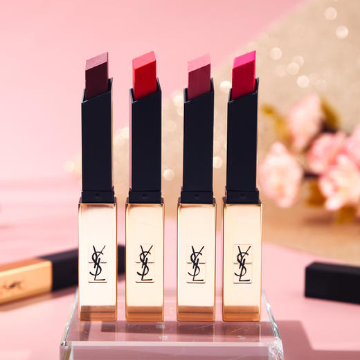 现货▲ YSL圣罗兰细管小金条口红 1966# 小黑条# 爱心限定416# 商品图4