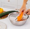 【厨房配件】。多功能切丝神器土豆丝家用水果蔬菜切片器两件套 商品缩略图0