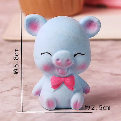 小猪装饰摆件  天使猪 举牌小猪 福猪海草猪佩奇亲嘴猪带字小猪 小猪佩奇 奶瓶猪 商品图4