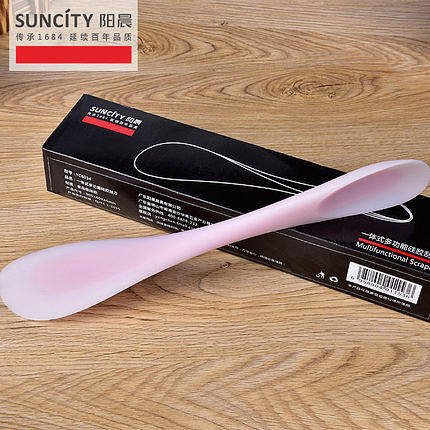 YC6034 两用 阳晨一体式多功能硅胶刮刀刮勺  蛋糕奶油刮刀搅拌涂抹两用 商品图0