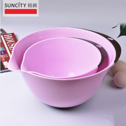 阳晨双色打蛋盆 加深加厚 硅胶底带刻度打蛋盆 和面盆 两种规格 商品图3