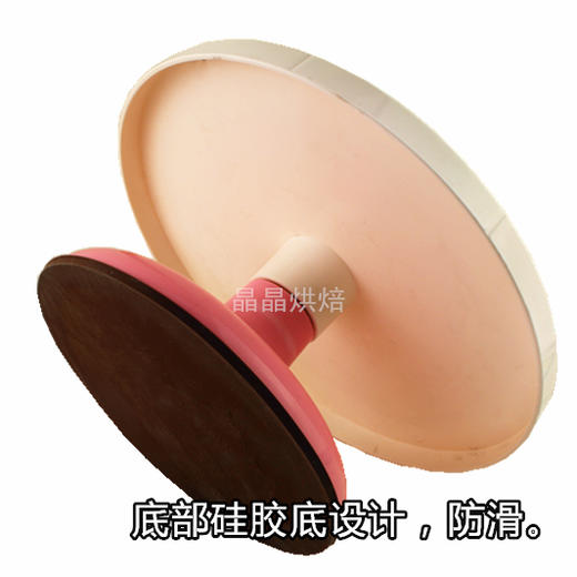 优质彩色转台 塑料裱花转台 底部防滑硅胶底  颜色随机发货 商品图2