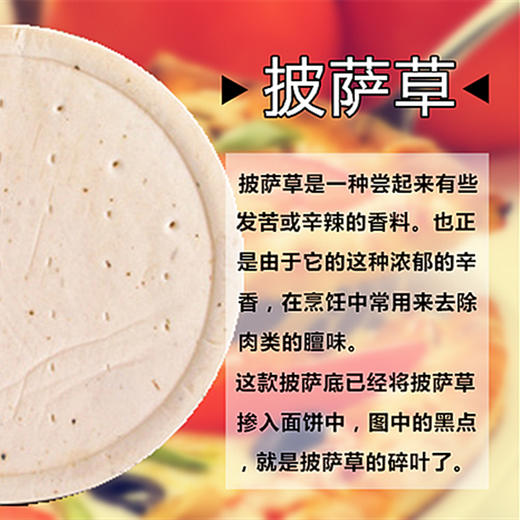310g（155g×2） 壹鹏冷冻9英寸披萨底 带披萨草 批萨饼 2片/袋 2片*16袋/箱 商品图2