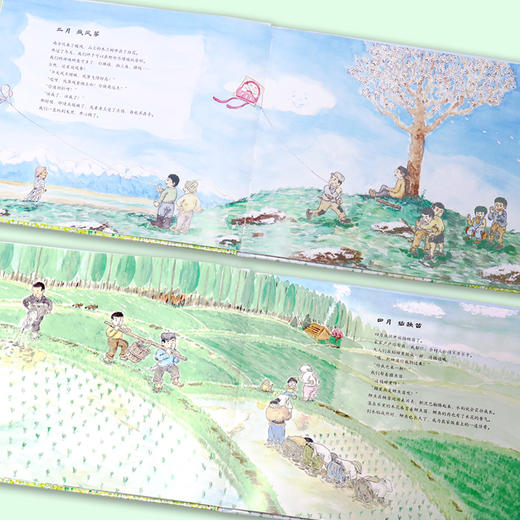 娃娃龙原创图画书 北国之春 精装图画故事书 展现自然之美 商品图2