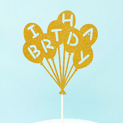 蛋糕插件  中英文生日快乐款 happybirthday 多款可选 商品图5