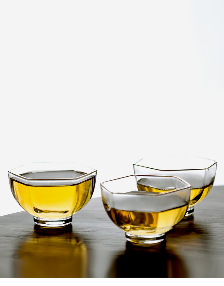 玻璃杯单个单杯手工品茗杯透明加厚单人日式主人杯小号 - 永利汇茶具