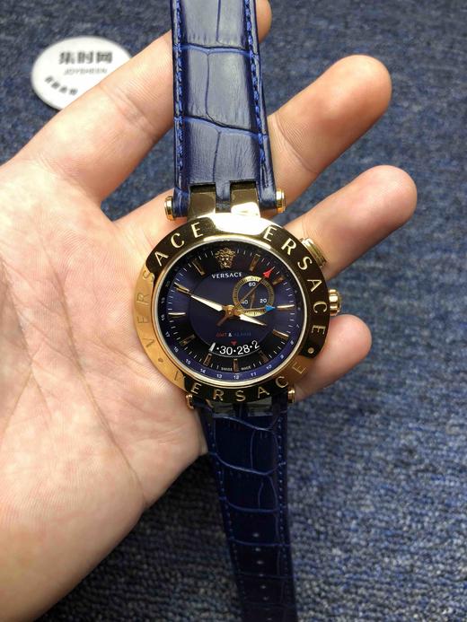 原单品质 Versace范思哲闹铃29G系列石英男表，45mm表径，Gmt双地时区功能 商品图1