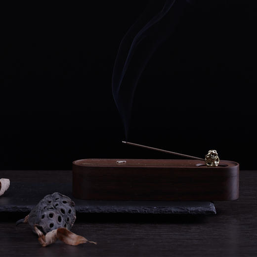 西泠印社 隐观便携香器线香铜木收纳盒商务礼品 商品图1