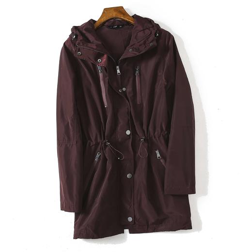 女装2019秋冬新款气质百搭舒适防风保暖多口袋收腰风衣a103188