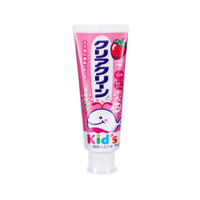 日本进口KAO花王儿童可吞咽木糖醇牙膏 70g 草莓味   哈密瓜味JPY带授权招加盟代理