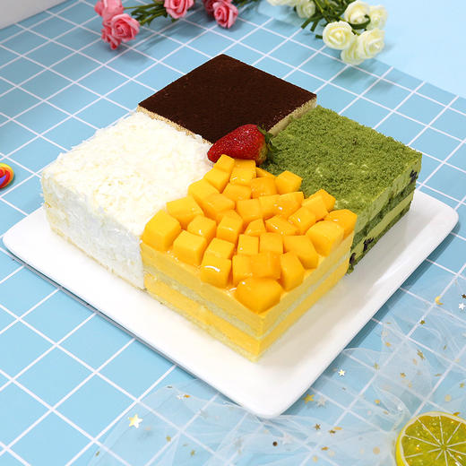 【慕斯蛋糕】缤纷四重奏-8寸