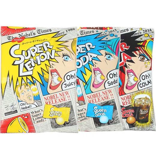 诺贝尔超酸糖-柠檬味/包4902124680235   1*6 2020.09 商品图0