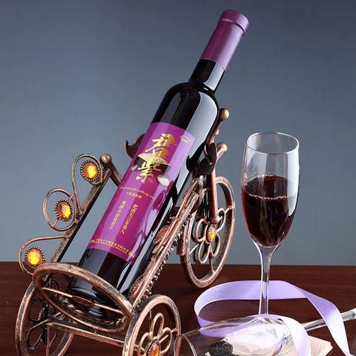 东方紫酒君紫干型桑葚酒500ml瓶装 商品图2