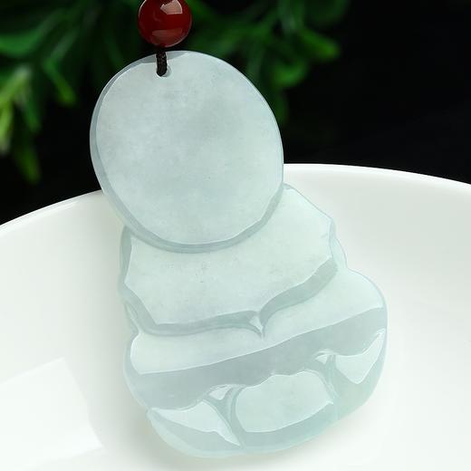 四福珠宝 A货天然翡翠观音吊坠JPY带授权招加盟代理 商品图4