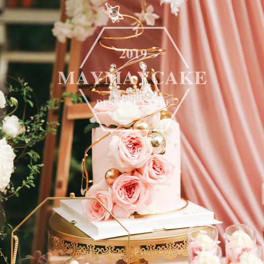 森系粉色主题甜品台 商品图1