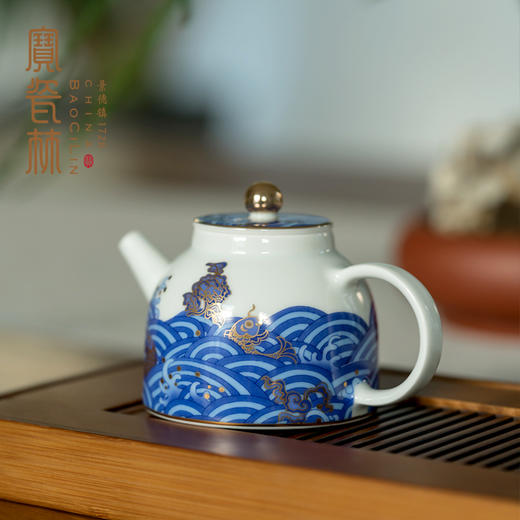 宝瓷林江海无涯圆珠壶一壶两杯 商品图1