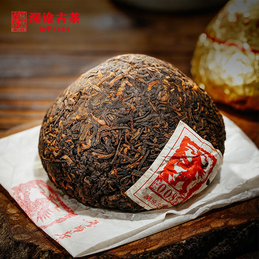 澜沧古茶2010年0085小沱重器景迈古树标杆普洱茶熟茶纯料100g 商品图2