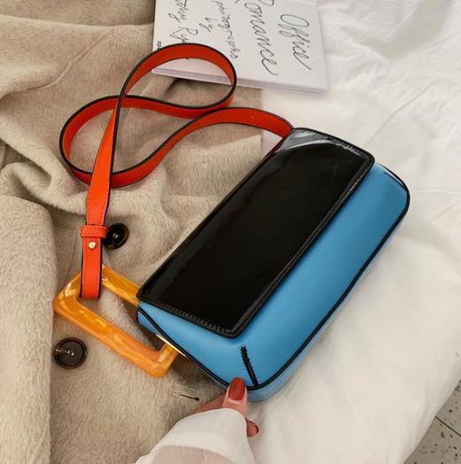 【服饰鞋包】小众撞色女包时尚简约个性感洋气手提单肩包 商品图2