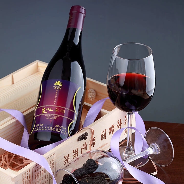 东方紫 皇地庄园干型紫酒750ML单瓶装