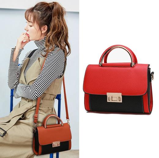【服饰鞋包】新款潮单肩斜跨小包包韩版时尚女包斜挎小方包 商品图1