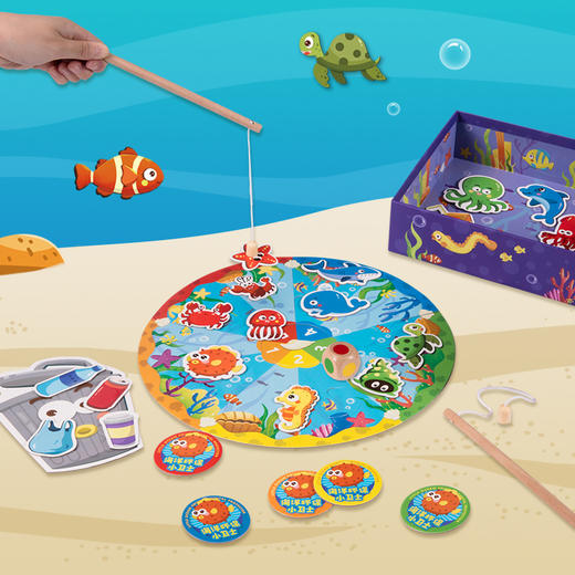 小刺鲀和朋友们—海洋环保益智钓鱼玩具礼盒 商品图4
