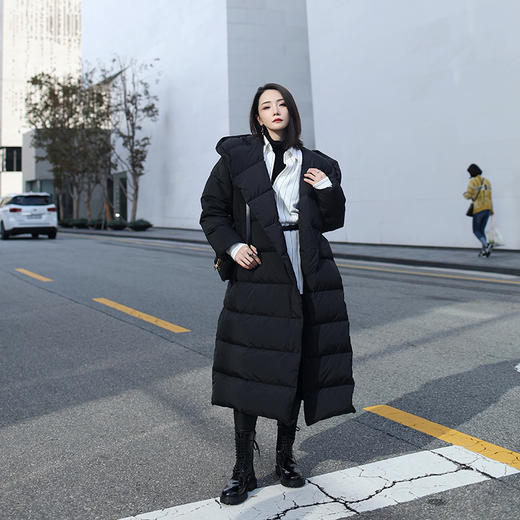 【不退换】F183琼羽/冬日暖阳 90白鹅绒保暖大被子羽绒服女冬 商品图1