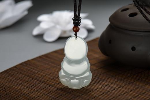 四福珠宝 A货天然翡翠观音吊坠JPY带授权招加盟代理 商品图9