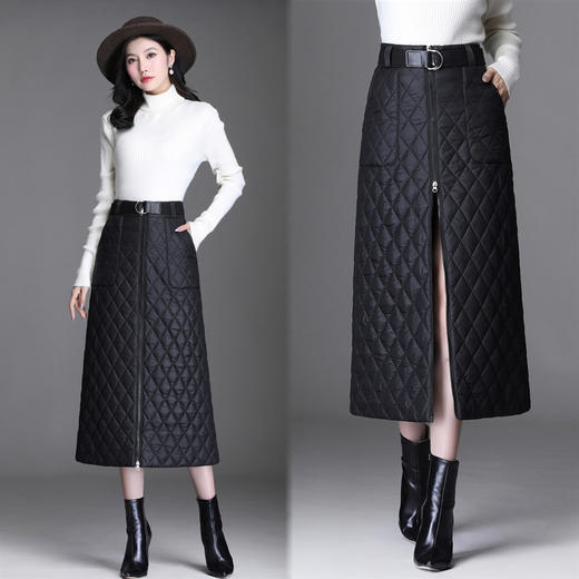 HT-5192秋季新款加厚保暖半身裙 XCX 商品图0