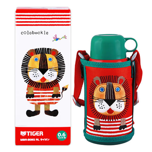 【保税仓发货】日本Tiger虎牌儿童保温杯狮子600ml 商品图3