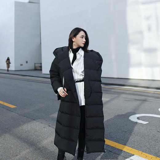 【不退换】F183琼羽/冬日暖阳 90白鹅绒保暖大被子羽绒服女冬 商品图0