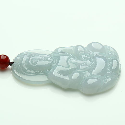 四福珠宝 A货天然翡翠观音吊坠JPY带授权招加盟代理 商品图5