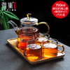 雅集 璃山壶玻璃过滤泡茶壶 家用耐高温耐热茶具 商品缩略图1