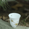 梅记  桂花杯  景德镇传统白瓷釉下五彩手绘折枝桂花玉兰 品茗杯 商品缩略图3