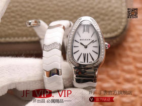 BV宝格丽SERPENTI系列，陶瓷表壳：陶瓷＋316#精钢表带：陶瓷+记忆弹簧表冠：陶瓷+316#精钢表盘：陶瓷表底：陶瓷玻璃：蓝宝石机芯