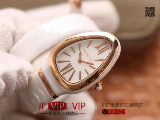BV宝格丽SERPENTI系列，陶瓷表壳：陶瓷＋316#精钢表带：陶瓷+记忆弹簧表冠：陶瓷+316#精钢表盘：陶瓷表底：陶瓷玻璃：蓝宝石机芯 商品图3